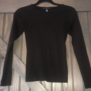 Tight black long sleeve